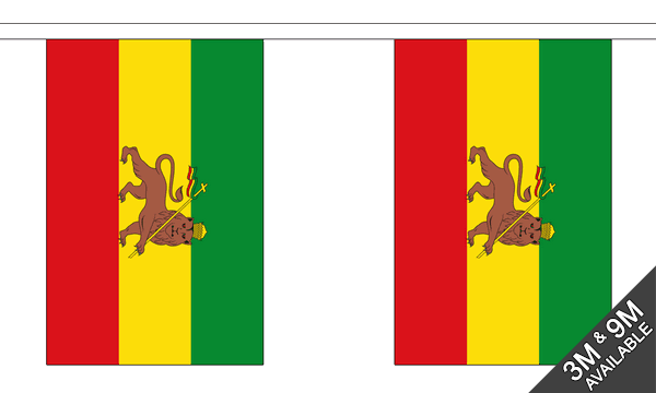 Ethiopia with Lion (Rasta) Bunting